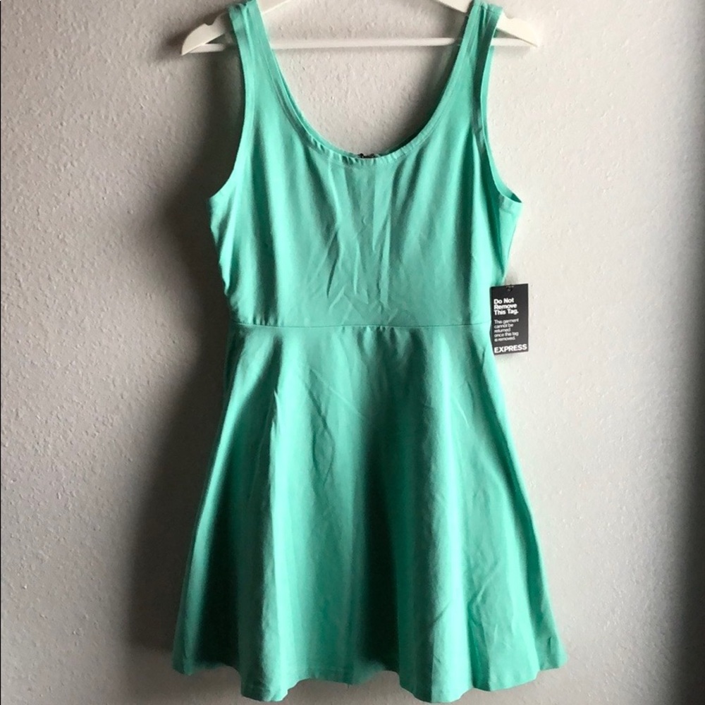 NWT aqua Express spring skater dress